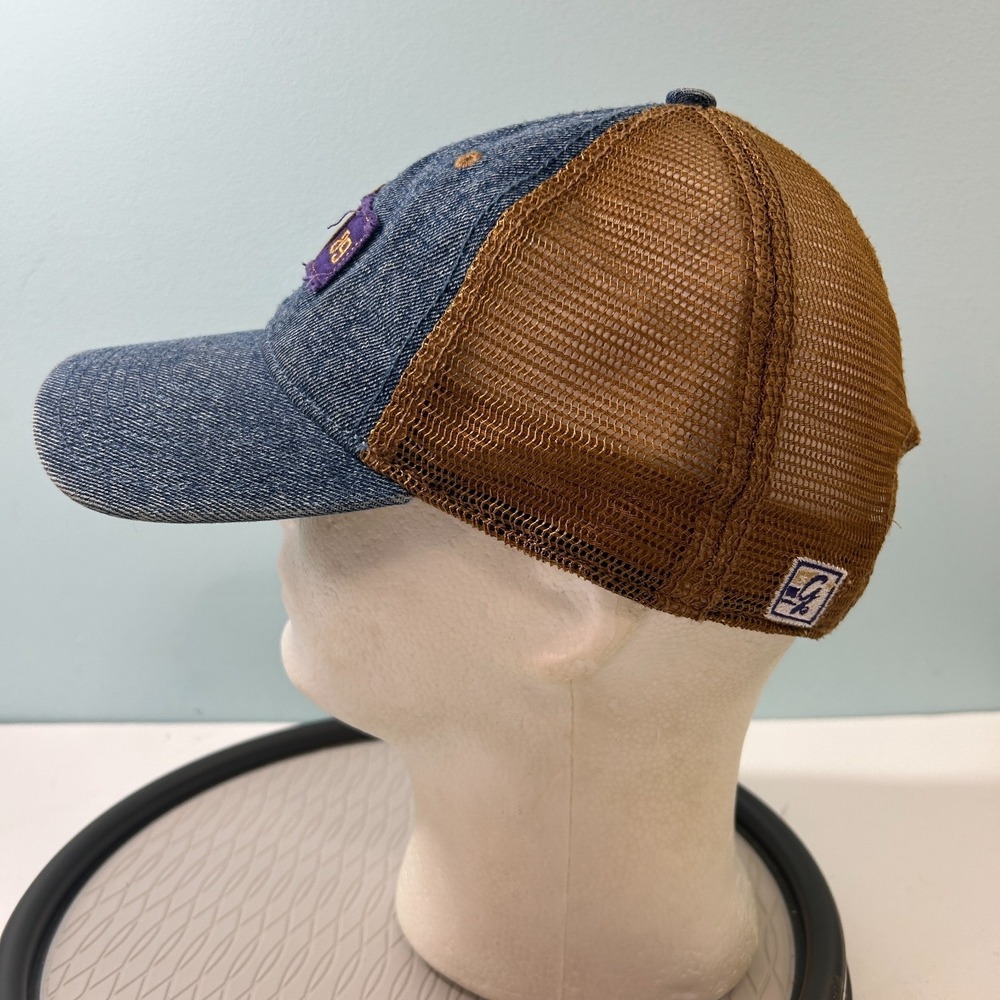 Western Carolina Catamounts Hat Snapback Denim Mesh Baseball Cap The Game OSFM - Picture 3 of 9